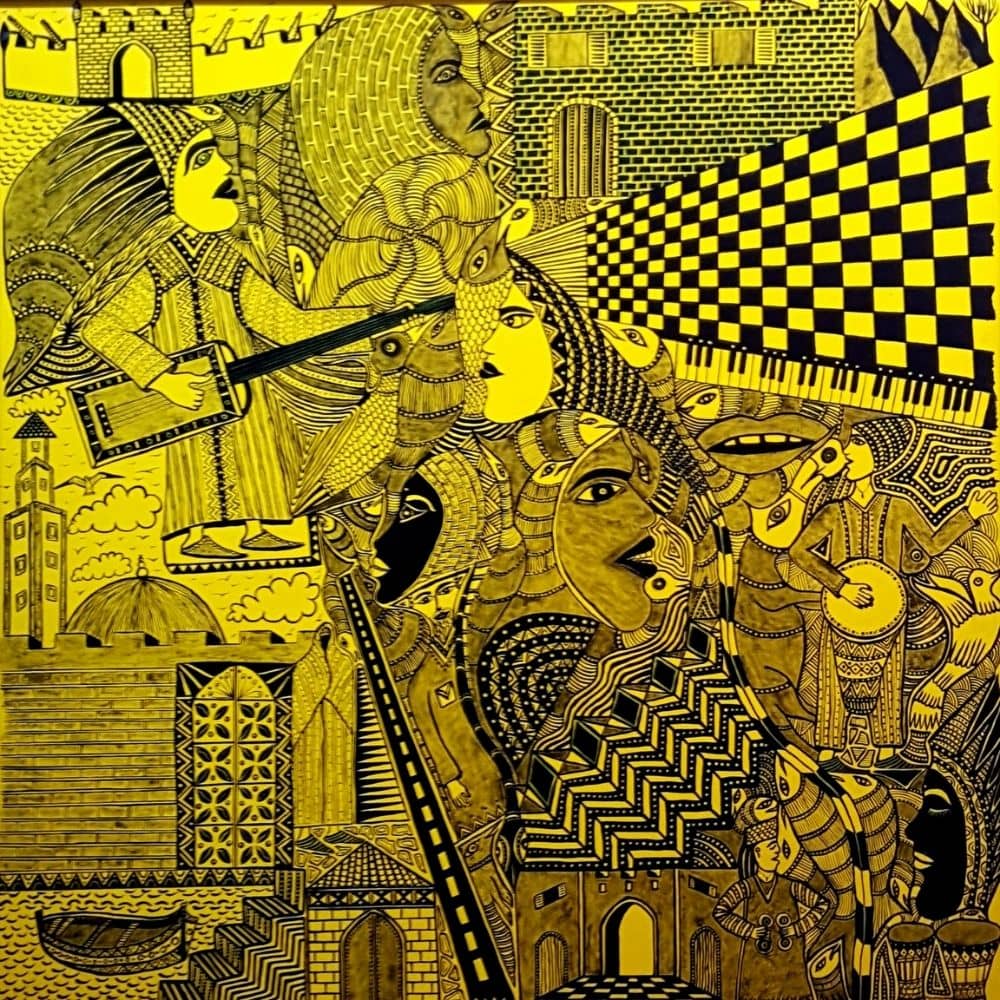 Mohamed TAHDAINI à la Villa Houda, galerie d'Art à Mohammedia