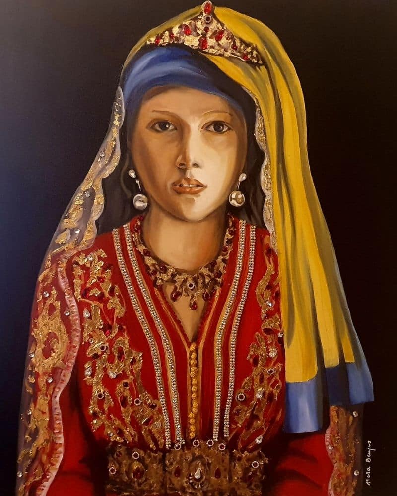 Talents de peintres à Villa Houda, galerie d'Art et concept store, au Maroc